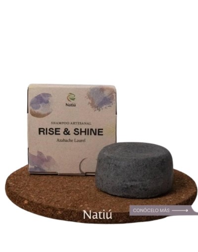 SHAMPOO ARTESANAL CABELLO GRASO (Azabache Laurel) - Natiu 115 gr