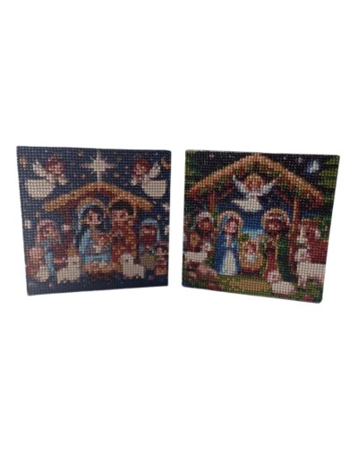 Cuadro Navideño en Diamond Painting