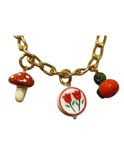 Collar dos rosas
