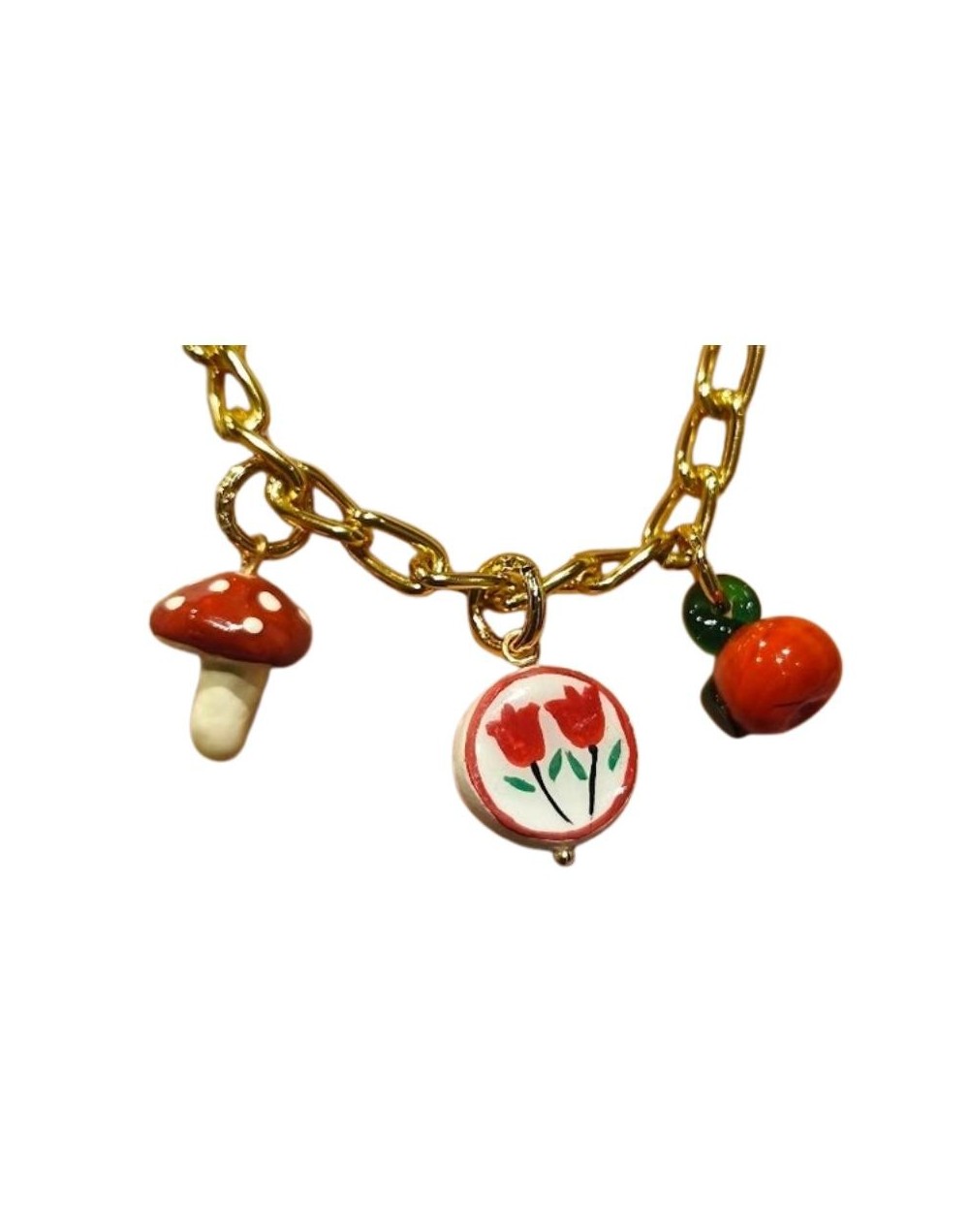Collar dos rosas
