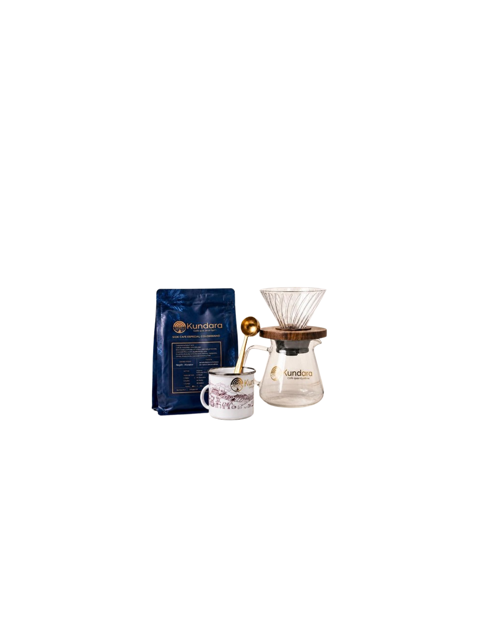Kit Geometría Café Kundara con V60 | Café de Origen