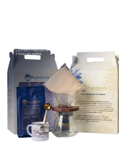 Kit Geometría Café Kundara con V60 | Café de Origen