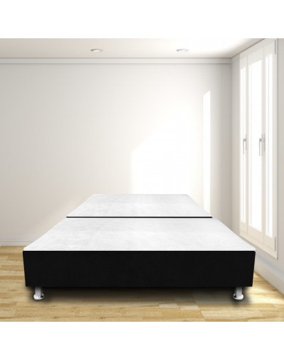 Base Cama Sommier Dividida Con Colchón Incorporado