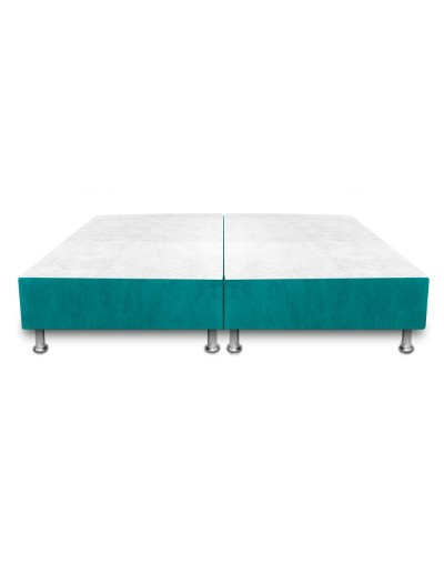 Base Cama Sommier Dividida Con Colchón Incorporado