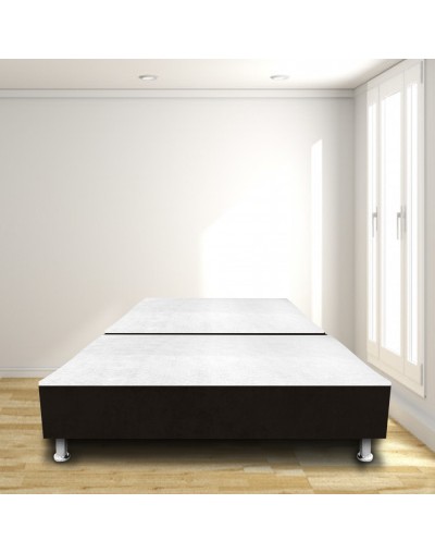Base Cama Sommier Dividida Con Colchón Incorporado