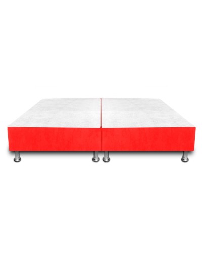 Base Cama Sommier Dividida Con Colchón Incorporado