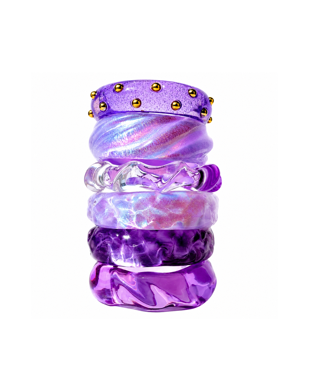 Set de Brazaletes Aura Lila