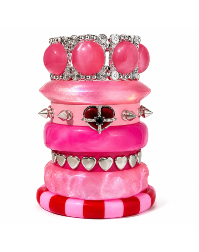 Set de Brazaletes Pink Glam