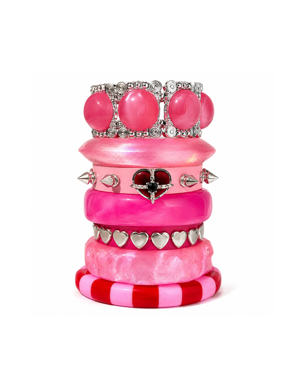 Set de Brazaletes Pink Glam