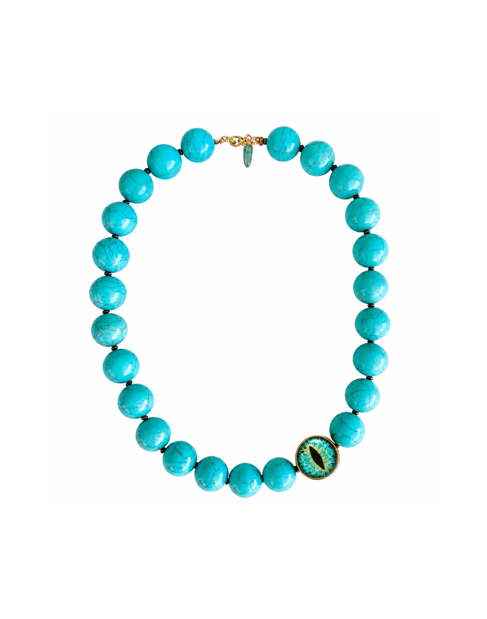 Collar Ojo de Dragón – Turquesa
