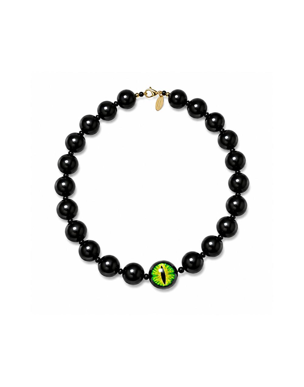 Collar Ojo de Dragón – Ónix Negro