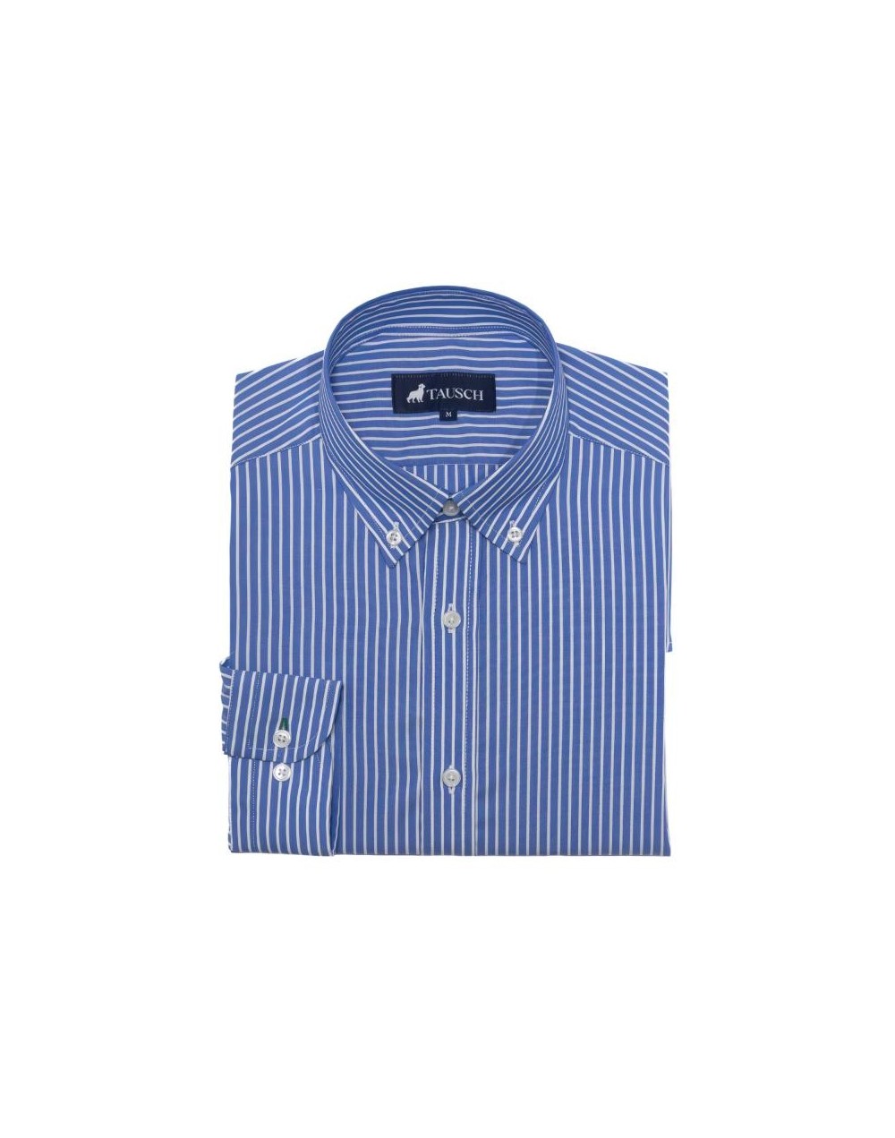 CAMISA HOMBRE RAYAS AZUL MEDIO