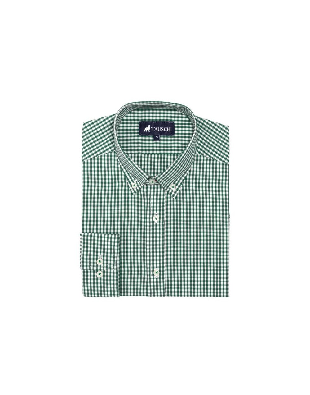 CAMISA HOMBRE CUADRO VERDE