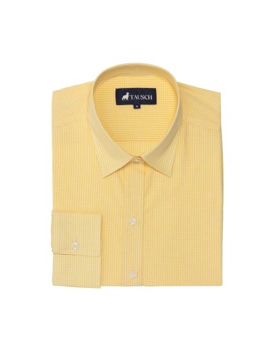 BLUSA DAMA MINICUADRO AMARILLO