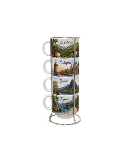  Mugs Apilables Personalizados