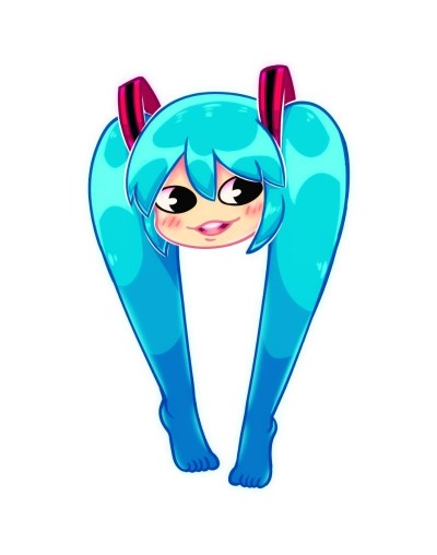 Sticker Miku Legs