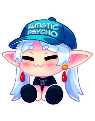 Sticker Frieren Psyco