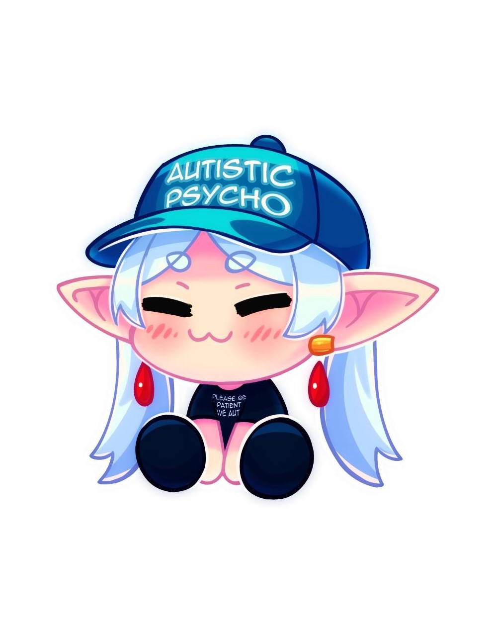 Sticker Frieren Psyco