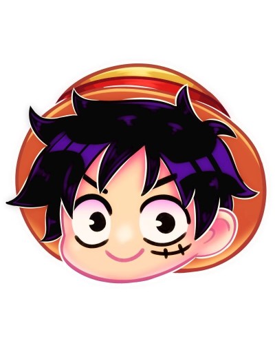 Sticker One Piece Luffy
