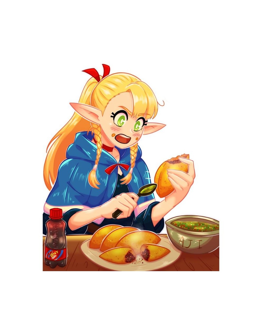 Sticker Dungeon Meshi Marcile