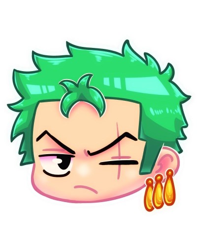 Sticker One Piece Zoro