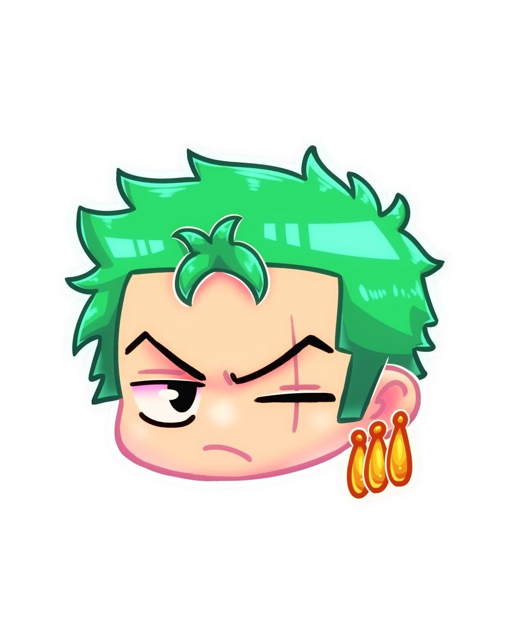 Sticker One Piece Zoro