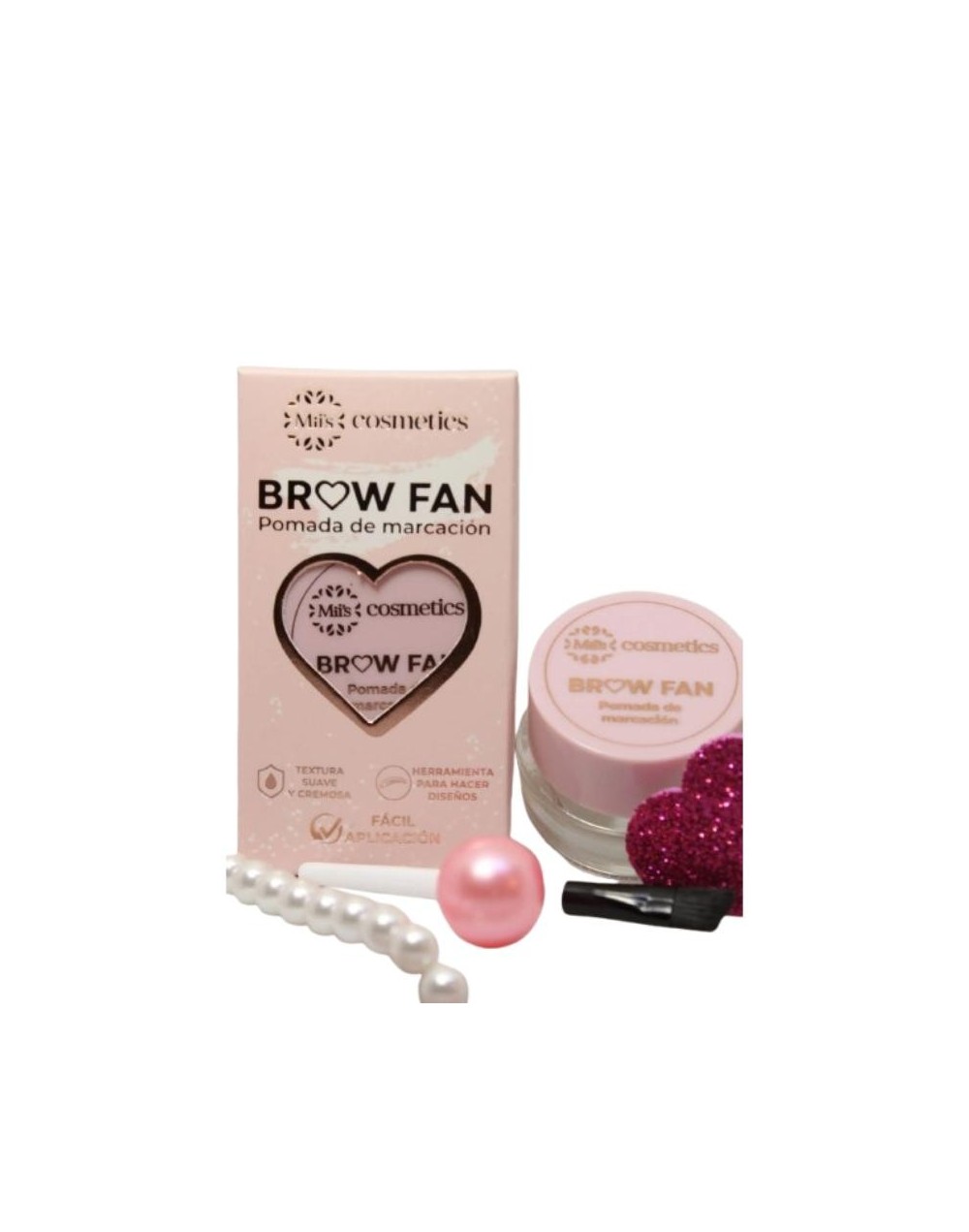 GEL MARCACION CEJAS BROW FAN - MIIS COSMETICS