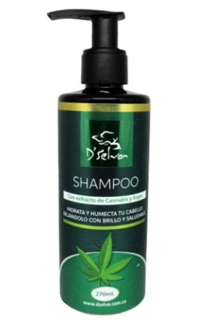 Shampoo de cannabis, argán y queratina 250ml