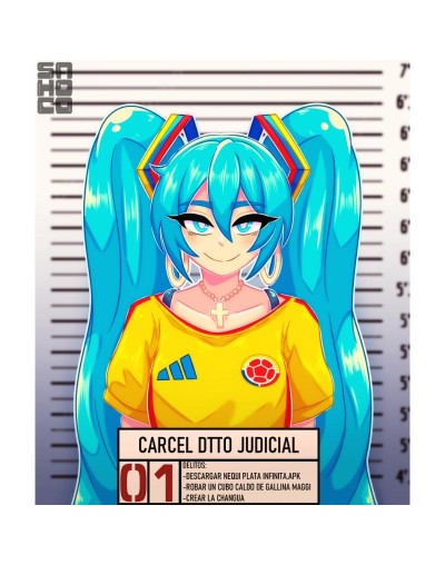 Poster Miku Colombiana