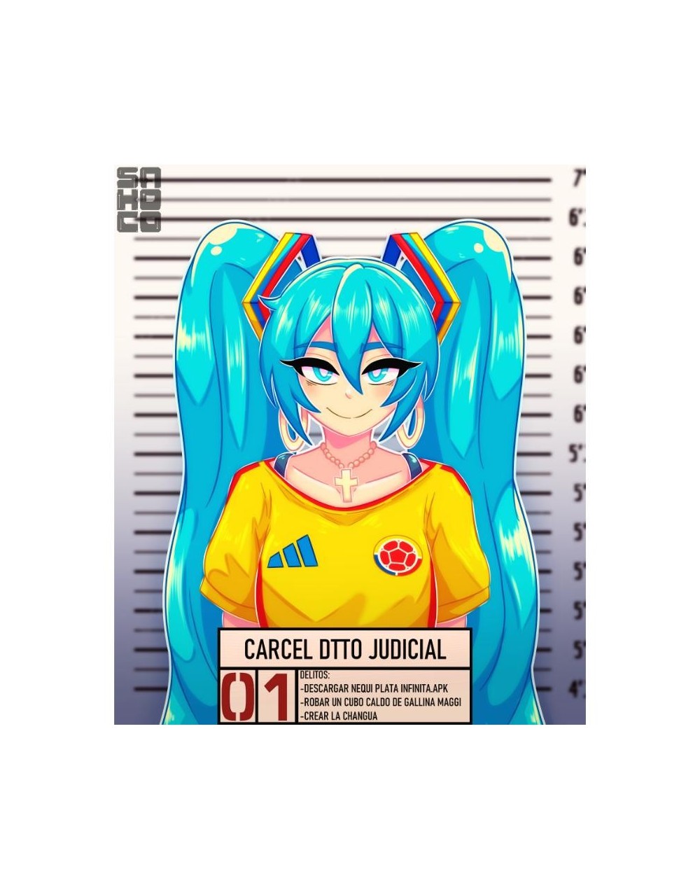 Poster Miku Colombiana
