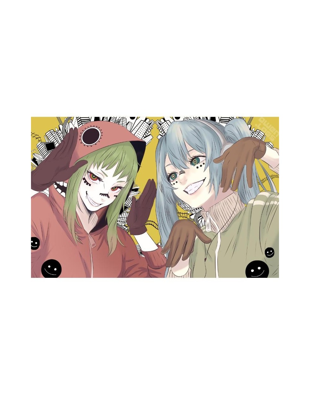 Poster Matryoshka Miku y Gumi