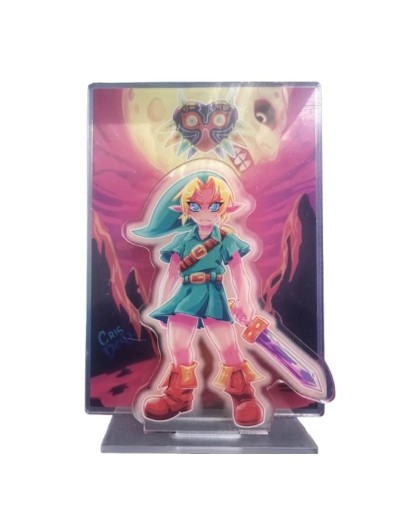 Standee acrílico doble The Legend of Zelda Majoras Mask Link