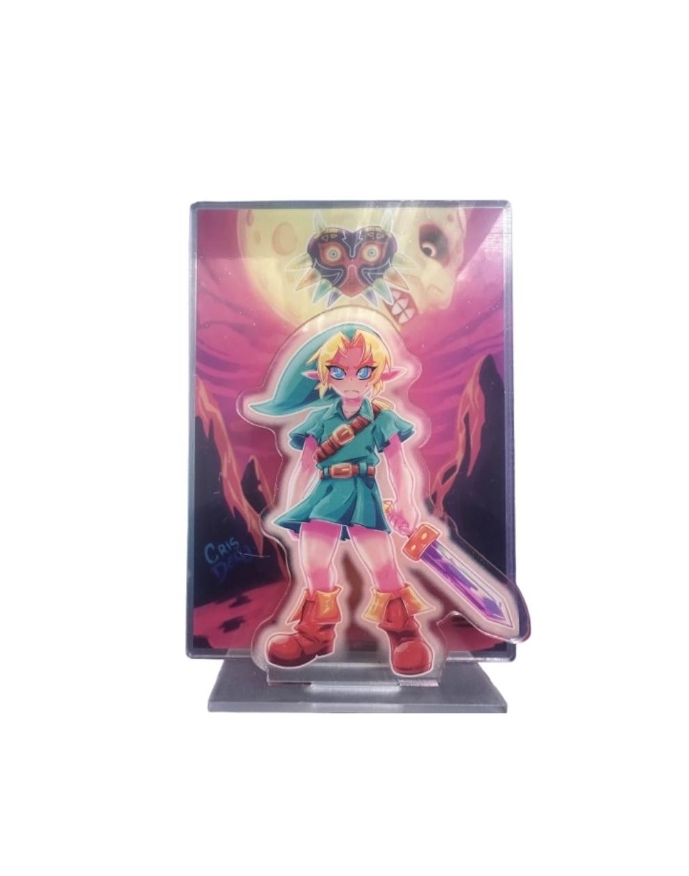 Standee acrílico doble The Legend of Zelda Majoras Mask Link