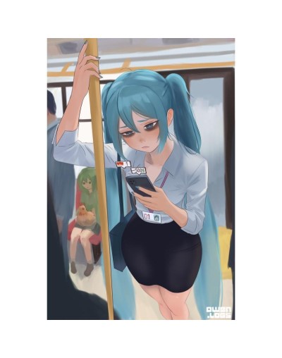 Poster Miku Trasnmilenio