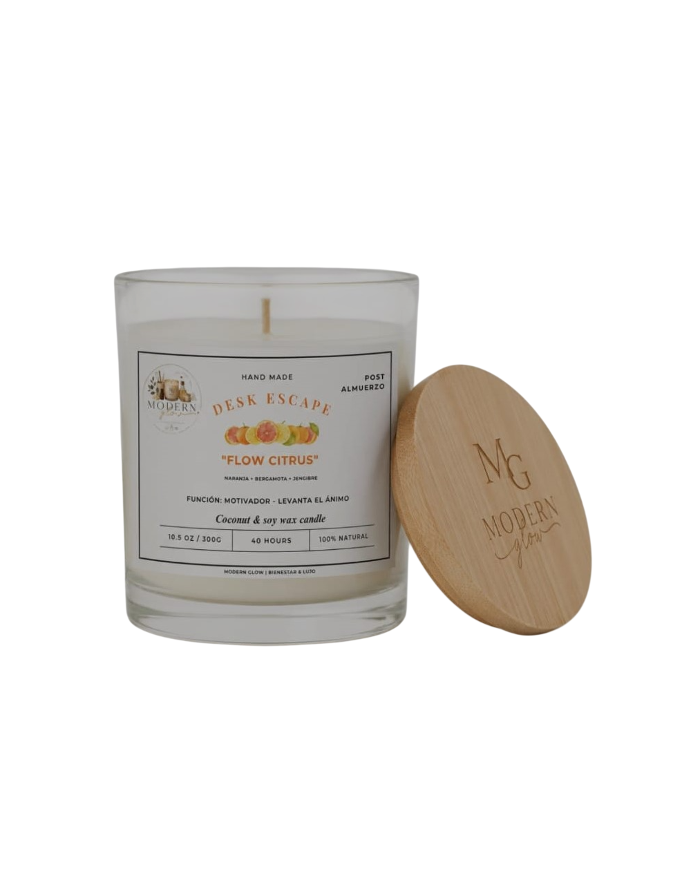 Vela Aromatica DESK ESCAPE- la pausa que necesitas