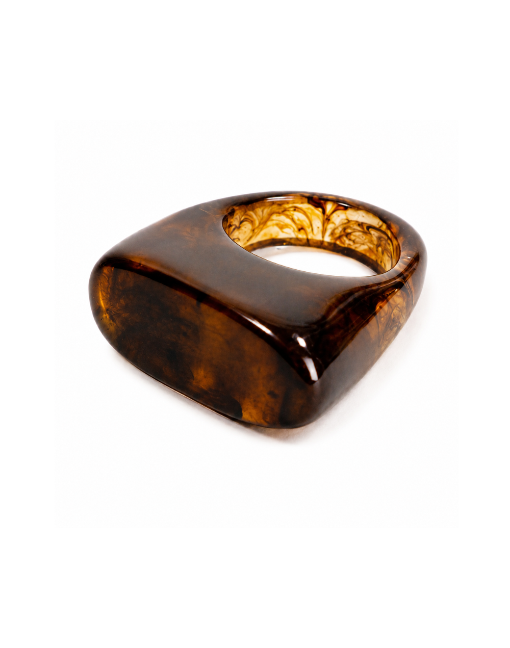Anillo Terra Café - Talla 7.5