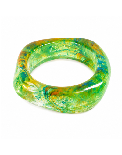 Pulsera Resina Boreal Verde