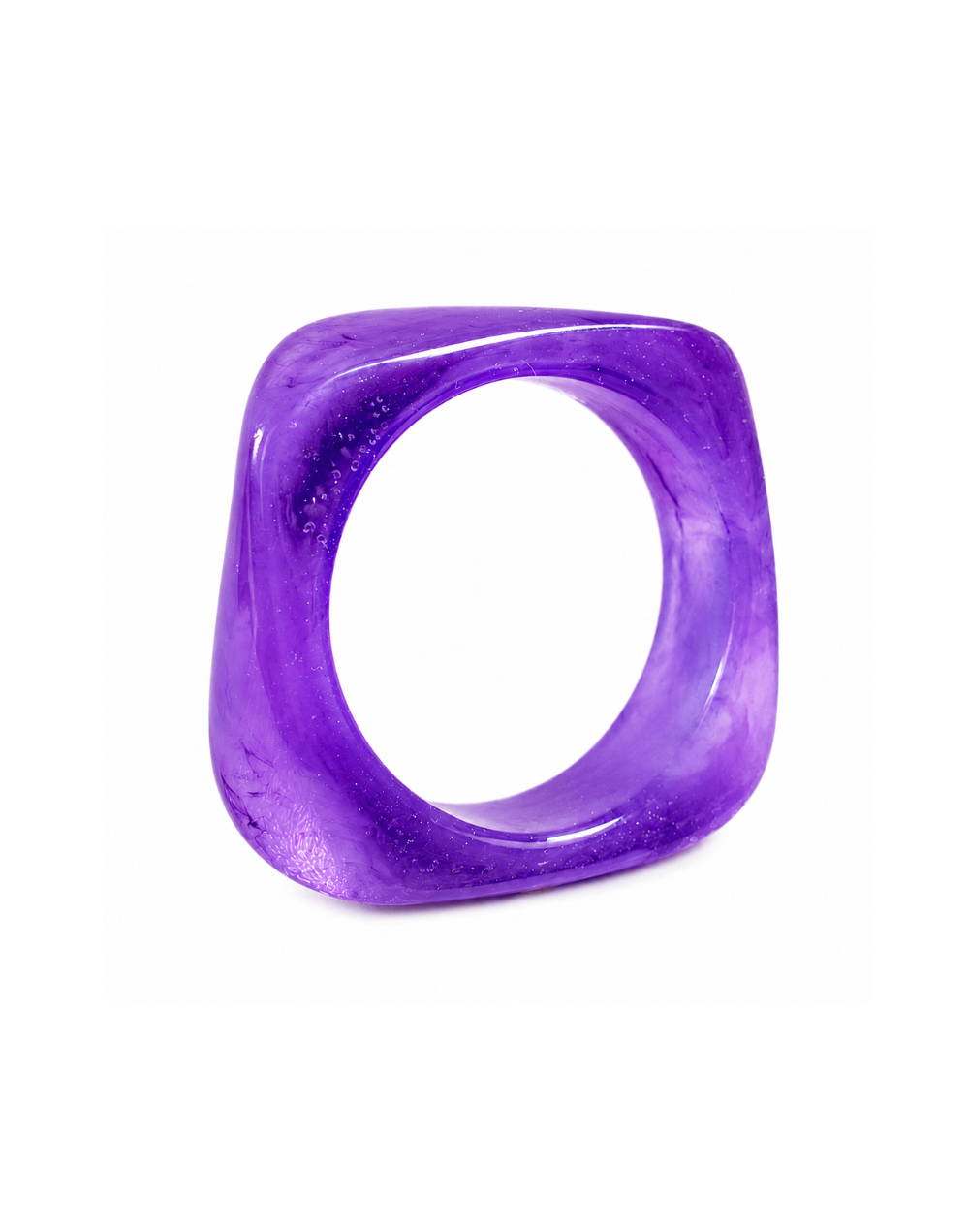 Pulsera Resina Boreal Morado Oscuro