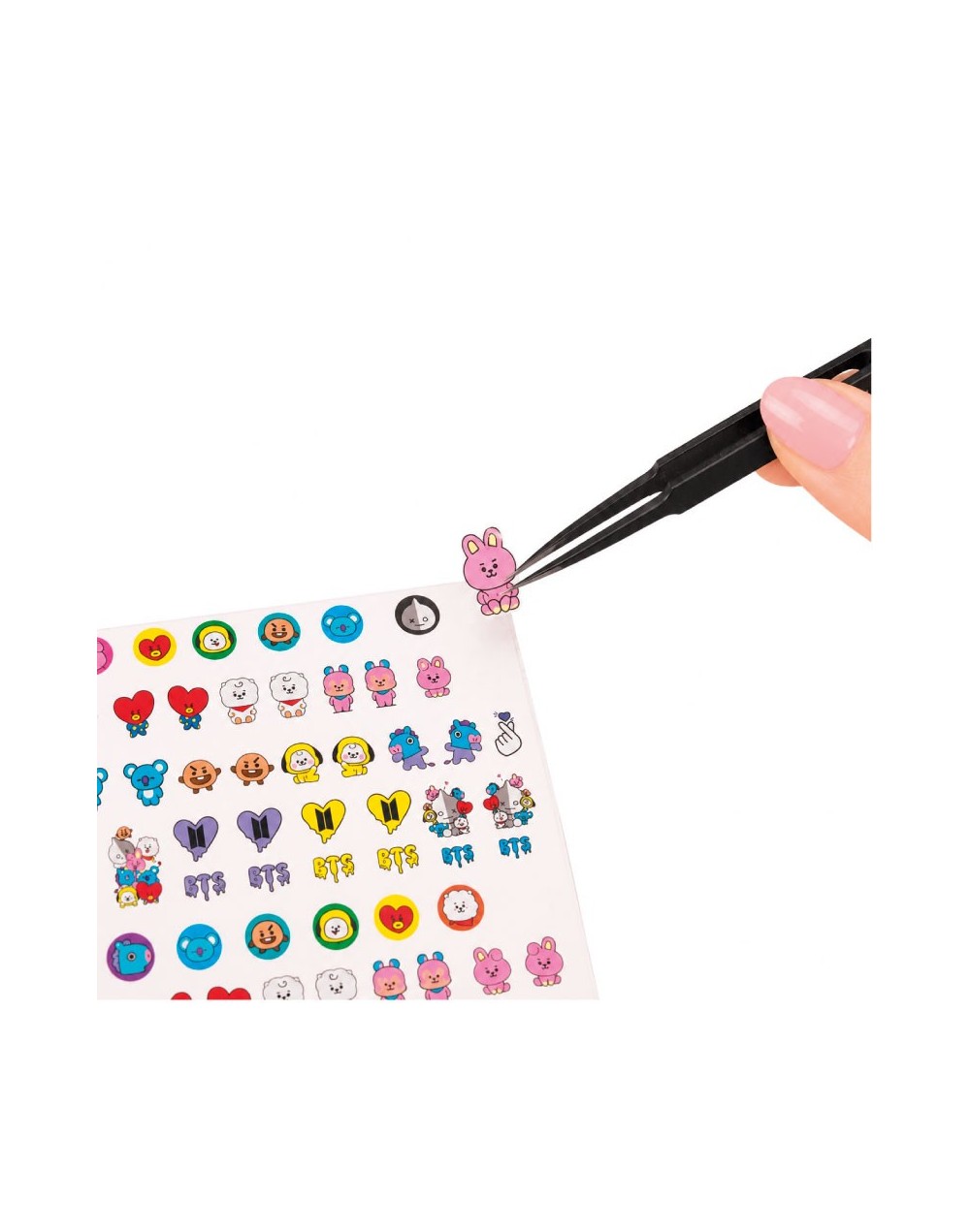 Pinzas para levantar stickers