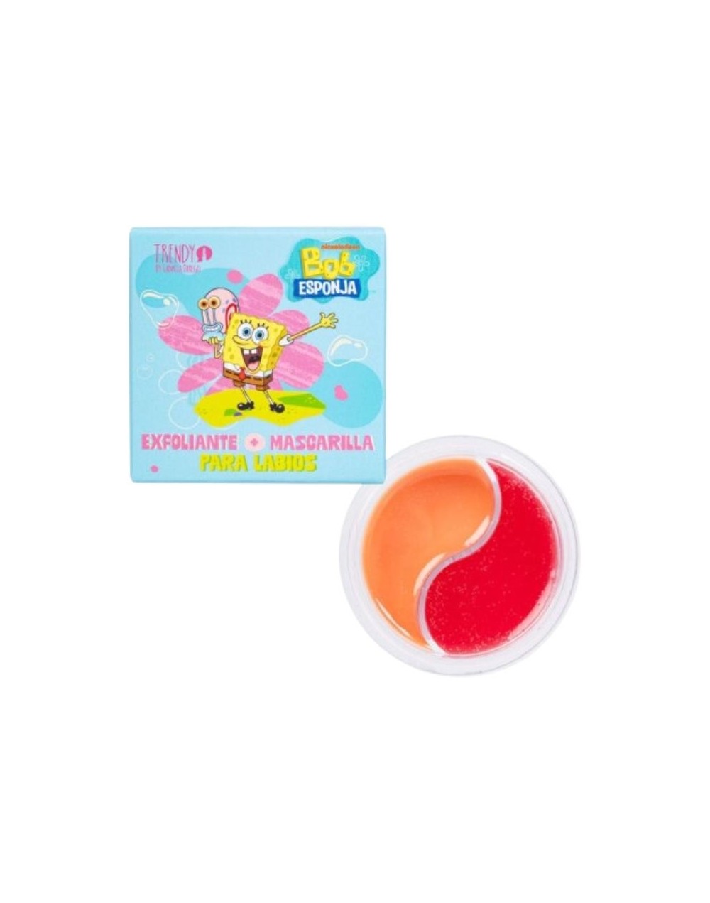 DUO EXFOLIANTE Y MASCARILLA LABIOS BOB ESPONJA - TRENDY