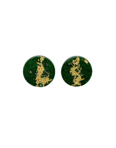 ARETES VELVET GREEN