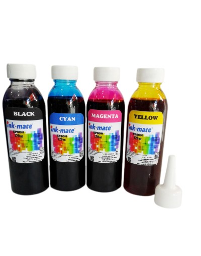 Tinta para recarga de Impresoras Epson x 120 ml  4 colores