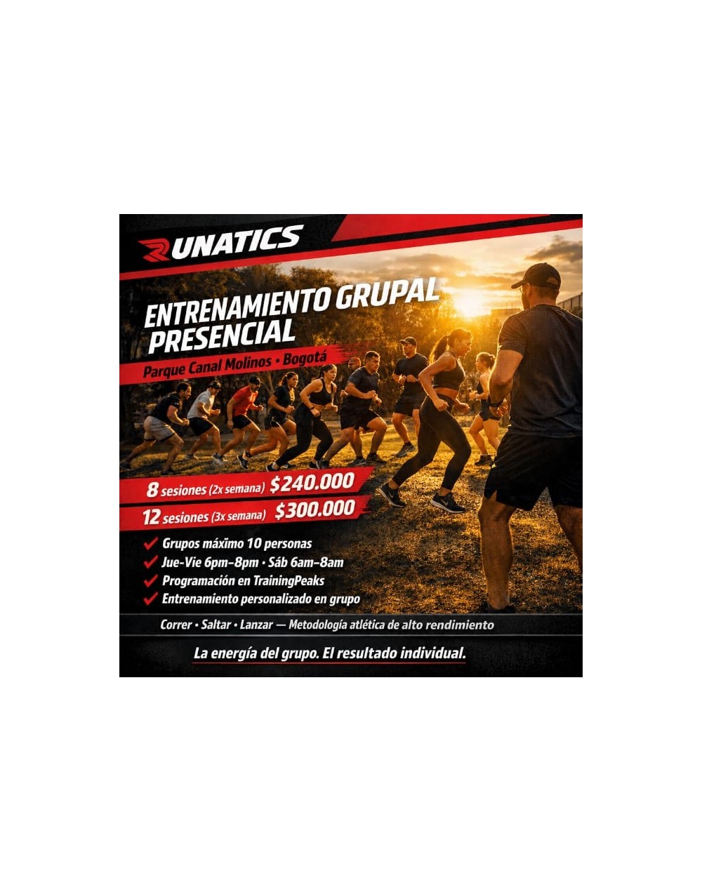 Entrenamiento Grupal presencial