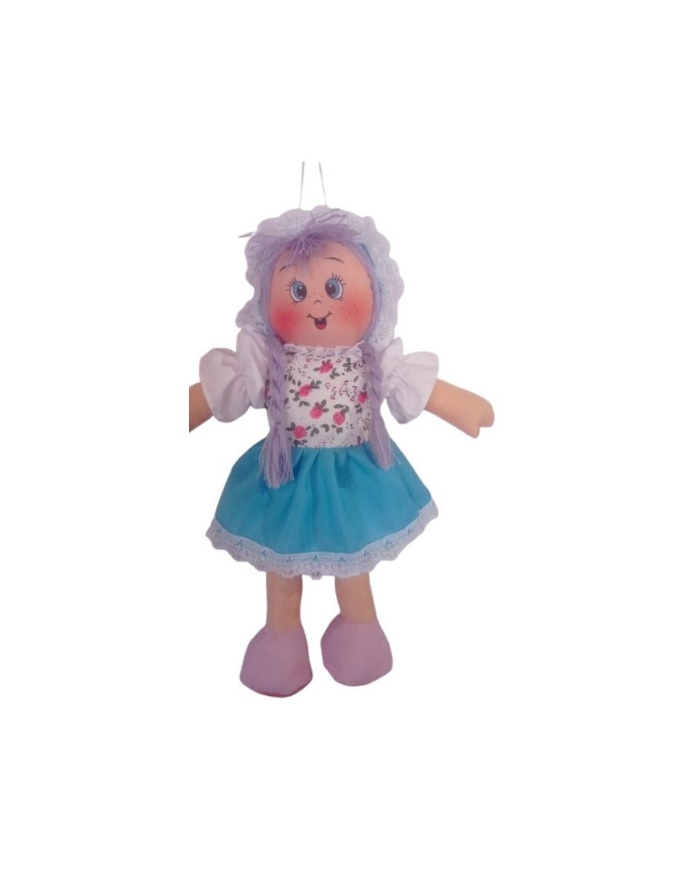 Muñeca trapo Azul