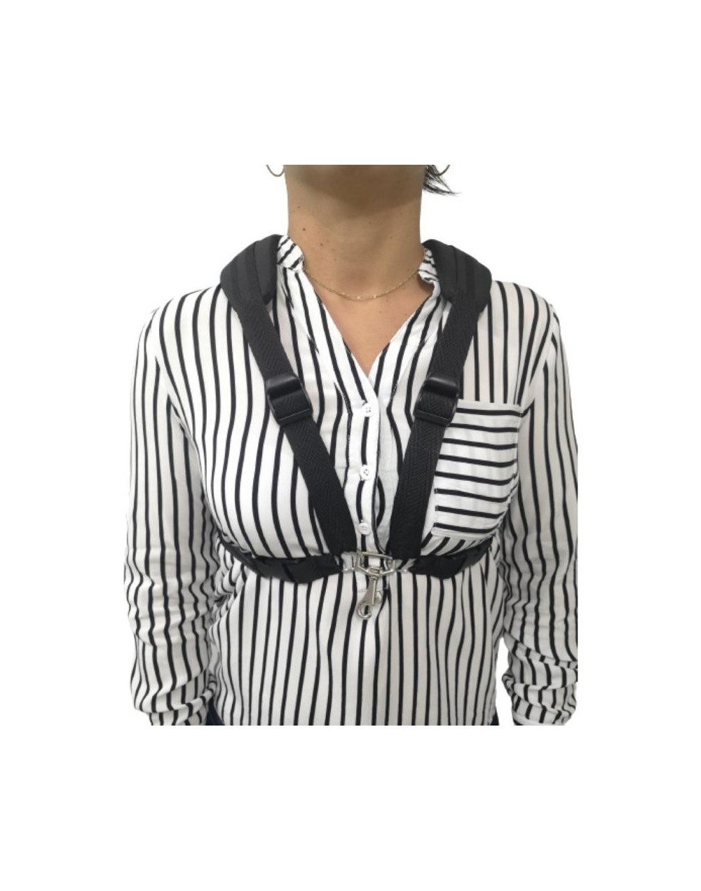 Correa Saxofon Ozone Arnes Sa - Gancho Metalico Mujer R.i