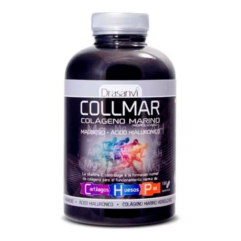 Collmar colágeno + magnesio + acido hialuronico 180 tabs
