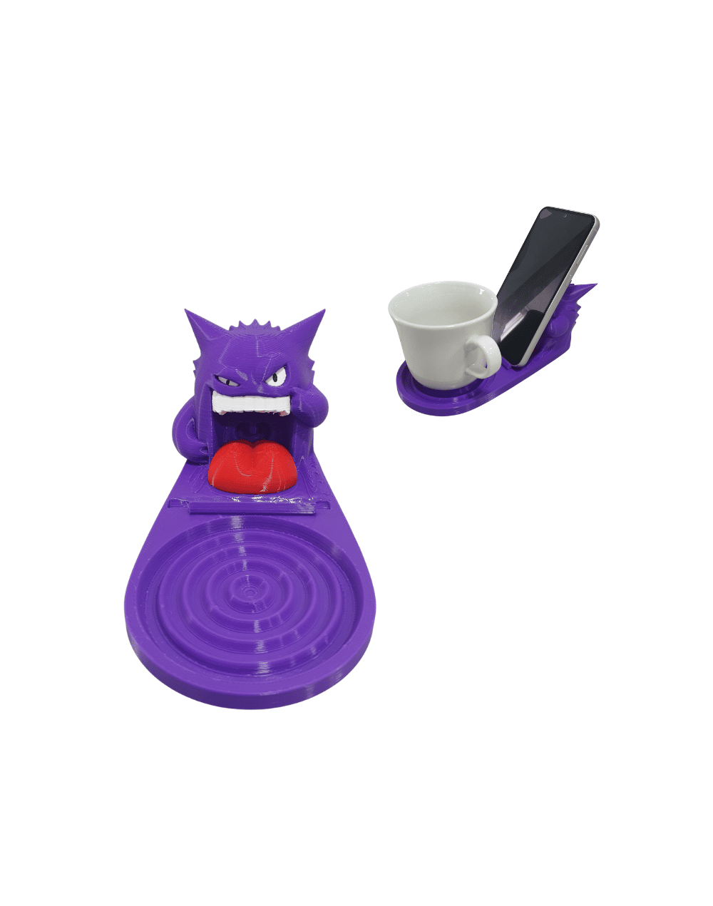 Soporte para celular y portavaso de Gengar
