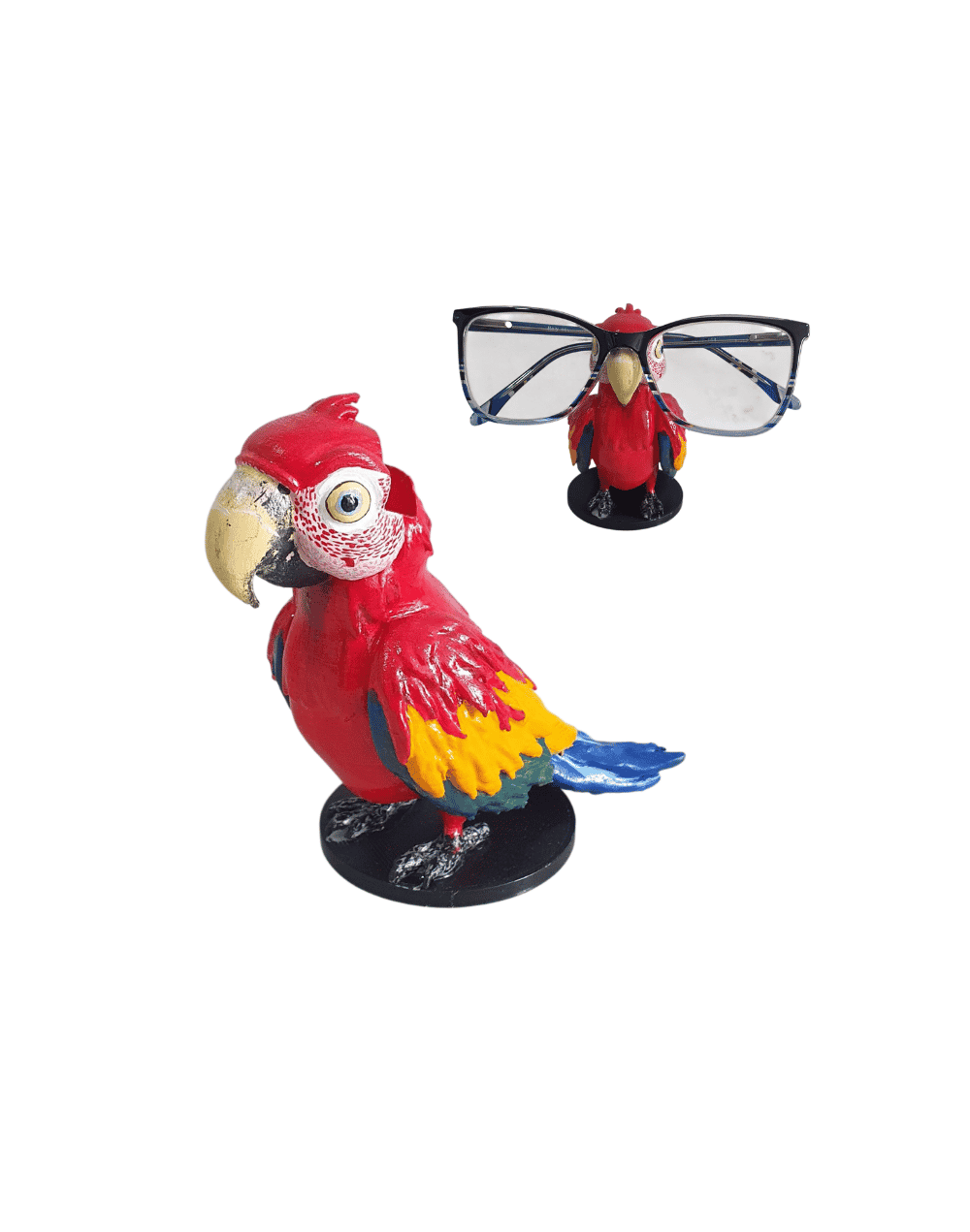 Soporte para gafas de Guacamayo