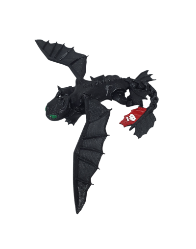 Figura de colección articulada de Chimuelo