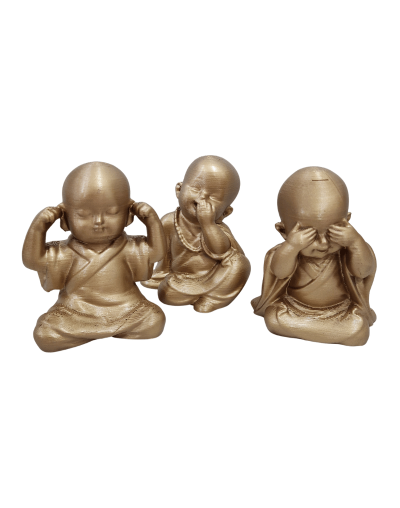 Figura de colección de monjes bebes